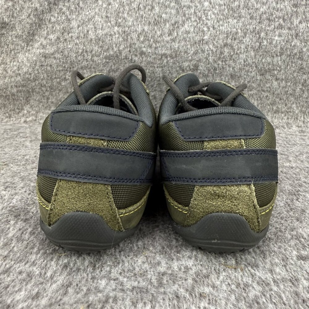 ✅ Mens 10 Merrell Wraith Fire Olive Leather Low Top Lace Up Trail Hiking Shoes - Picture 8 of 13